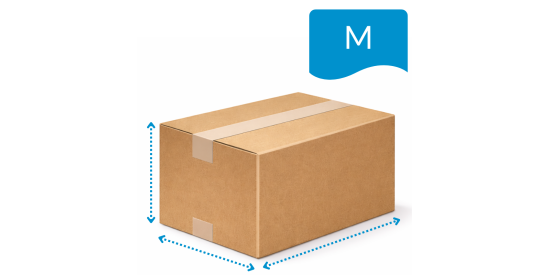 Paket M (bis 25 kg I max. 80 cm)