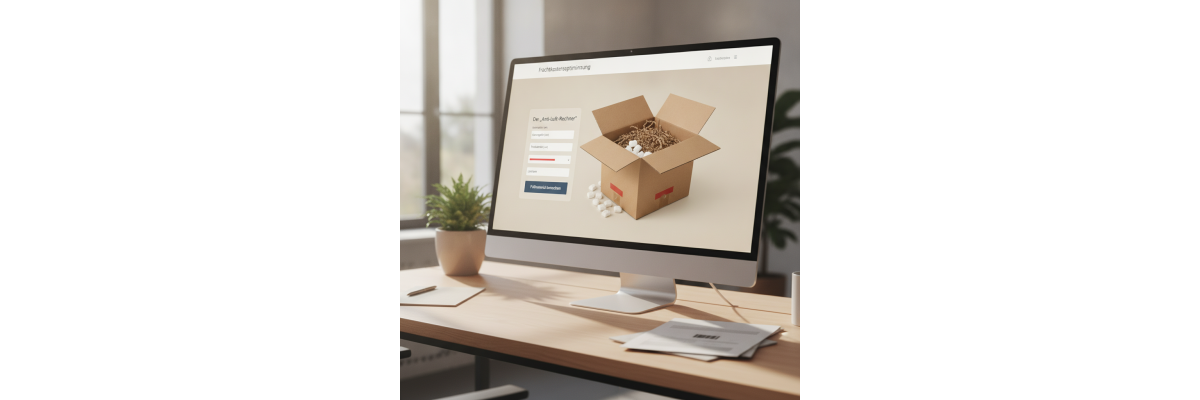 Frachtkostenoptimierung im E-Commerce: Der „Anti-Luft-Rechner“ gegen teure Leerräume - Frachtkostenoptimierung: Füllmaterial sparen &amp; PPWR erfüllen
