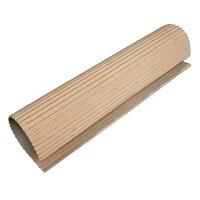 Wellpapp-Zuschnitt 380x250 mm einwellig braun | Offene Welle Bastelkarton & Packgut-Unterlage