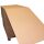 Endloswellpappe 225x225 mm zweiwellig braun | Zick-Zack Wellpappe