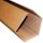 Endloswellpappe 225x225 mm zweiwellig braun | Zick-Zack Wellpappe
