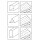Endloswellpappe 225x225 mm zweiwellig braun | Zick-Zack Wellpappe