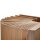 Endloswellpappe 225x225 mm zweiwellig braun | Zick-Zack Wellpappe