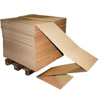 Endloswellpappe 100x100 mm einwellig braun | Zick-Zack...