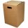 Papphocker 1-teilig braun | Stabile Sitzlösung I 300x300x420 mm