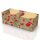 Basket strawberry | cardboard fruit punnet | berry basket with print | 1 kg | 259x109x89 mm