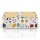 Basket fruit mix | corrugated fruit punnet | farm shop packaging | 1 kg | 259x109x89 mm