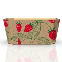 Schale Erdbeeren | 250 g | 111x77x58 mm