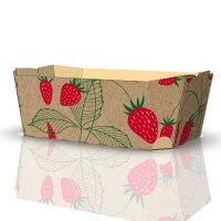 Schale Erdbeeren | 500 g | 157x92x58 mm