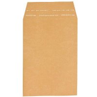 Papierversandtasche 350x250x-50 mm braun | Versandbeutel Kraftpapier stark