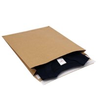 Papierversandtasche 480x380x-80 mm braun mit Blockboden |...