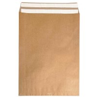 Papierversandtasche 600x440x-80 mm braun mit Blockboden |...