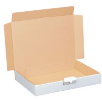 Maxibrief Karton 320x230x50 mm einwellig weiß |...