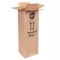 Flaschenversandkarton | 1 Flasche 0,75 - 1 L |...