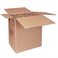 Flaschenversandkarton | 6 Flaschen 0,75 - 1 L |...