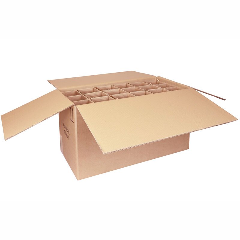 Flaschenversandkarton | 18 Flaschen 0,75 - 1 L | 645x310x376 mm