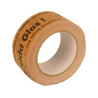 Papier-Klebeband Vorsicht Glas | Warnklebeband braun |...
