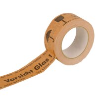 Papier-Klebeband Vorsicht Glas | Warnklebeband braun |...
