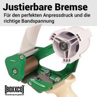 Profi Handabroller für Klebebänder bis 75 mm Bandbreite