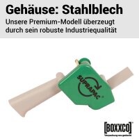 Handabroller für Klebeband | bis 50 mm Bandbreite | geräuscharmes Abrollen | Packbandabroller