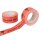 Papier-Klebeband Vorsicht Glas | Warnklebeband rot | Packband bedruckt | 50 mm x 50 lfm