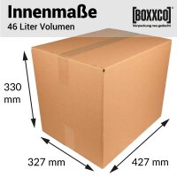 Cardboard box 427x327x330 mm single-wall | Shipping box