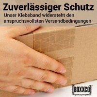 Nassklebeband gitterverstärkt | Papier-Packband braun | Aktivierbare Klebkraft | 70 mm x 150 lfm
