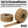 Nassklebeband unverstärkt | Papier-Packband braun | Aktivierbare Klebkraft | 60 mm x 200 lfm