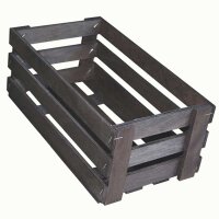 Holzsteige Anthrazit | für 6 Piccolo-Flaschen 0,25 L...