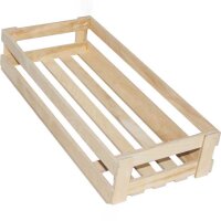 Holzsteige | für 3 Weinflaschen 0,75 L | 430x195x85 mm