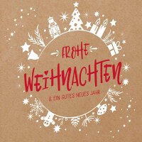 Präsentkartons Christmas Joy | 2 Wein-/Sektflaschen | 360x192x95 mm