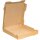 Compact Pizza Box | Brown | 240x240x40 mm