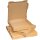 Pizzakarton Medium | Braun | 260x260x40 mm
