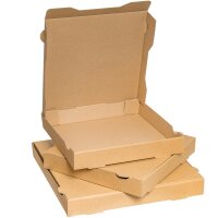 Pizzakarton Groß | Braun | 320x320x40 mm
