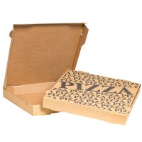 Pizzakarton Groß | Braun | 320x320x40 mm