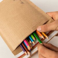 BOXXpaper padded paper mailer 150x215 mm brown Size C / No. 13 | Eco-friendly padded envelope