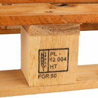 Industrial pallet | One-way wooden pallet | Shipping pallet | new | 1200x800x123 mm