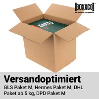 Faltkarton 310x220x290 mm einwellig | Versandkarton (DIN A4) I FEFCO 0201