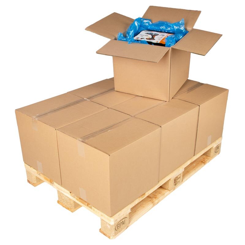Faltkarton 385x385x350 mm zweiwellig | Europalettenkarton