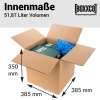 Faltkarton 385x385x350 mm zweiwellig | Europalettenkarton