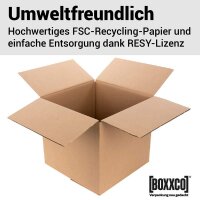 Faltkarton 385x385x350 mm zweiwellig | Europalettenkarton