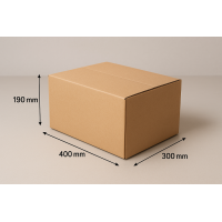 Faltkarton 400x300x190 mm zweiwellig | Versandkarton