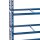 Metall Schwerlastregal Blau 2200x900x450 mm - 5 Böden