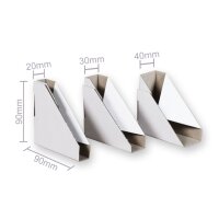 Variable Wellpappschutzecke 208 mm x 168 mm für...