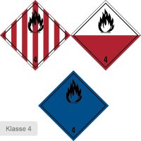 Dangerous goods labels | pieces