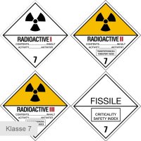 Dangerous goods labels | pieces