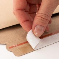 Solid board mailer 250x353x-50 mm brown (DN A4+) | Reinforced rigid envelope anti-bend