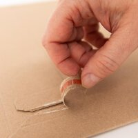 Solid board mailer 250x353x-50 mm brown (DN A4+) | Reinforced rigid envelope anti-bend
