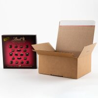 Automatic bottom box 160x130x70 mm single wall | Crash-lock carton with self-sealing tape