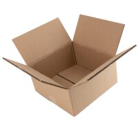 Faltkarton 285x285x140 mm zweiwellig braun | Versandkarton nach FEFCO 0201